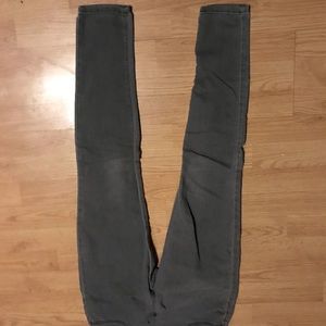Grey skinny jeans